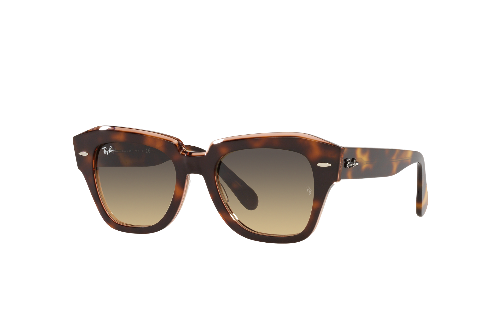 ray ban state street pink tortoise