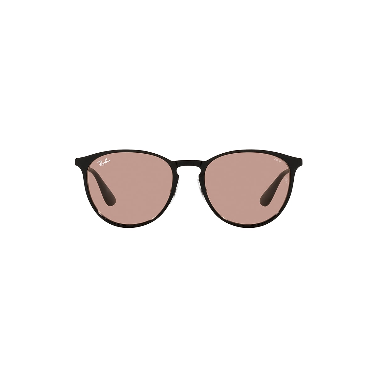 Ray-Ban RB3539 ERIKA L EVOLVE サングラス ERIKA METAL EVOLVE Sunglasses in Black and Photochromic Pink