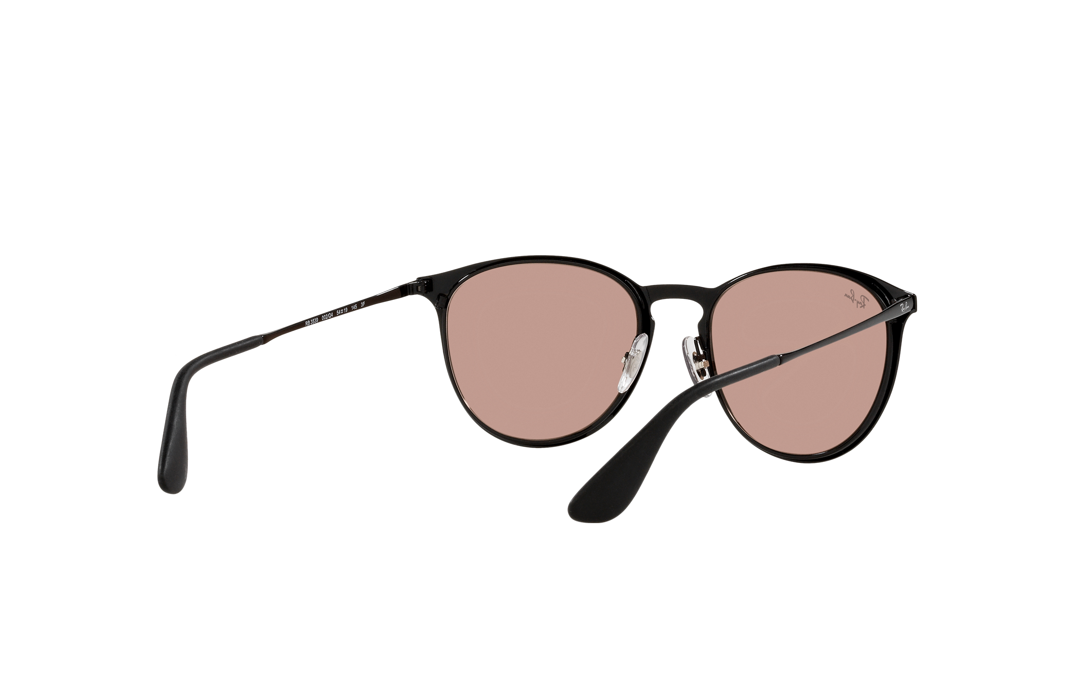 Ray Ban Sunglasses Erika Metal Evolve Black Frame Brown Lenses