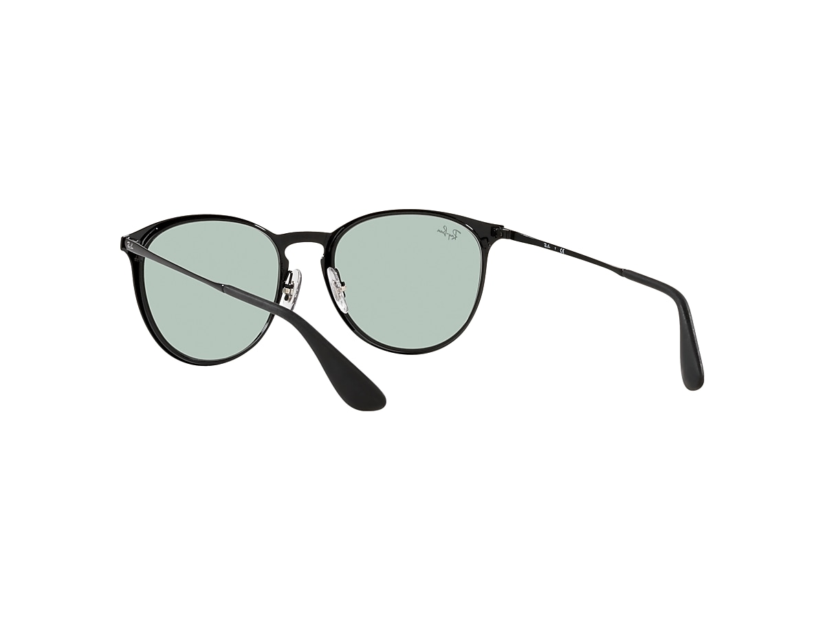 Ray-Ban Sunglasses Erika Metal Evolve Black Frame Green Lenses