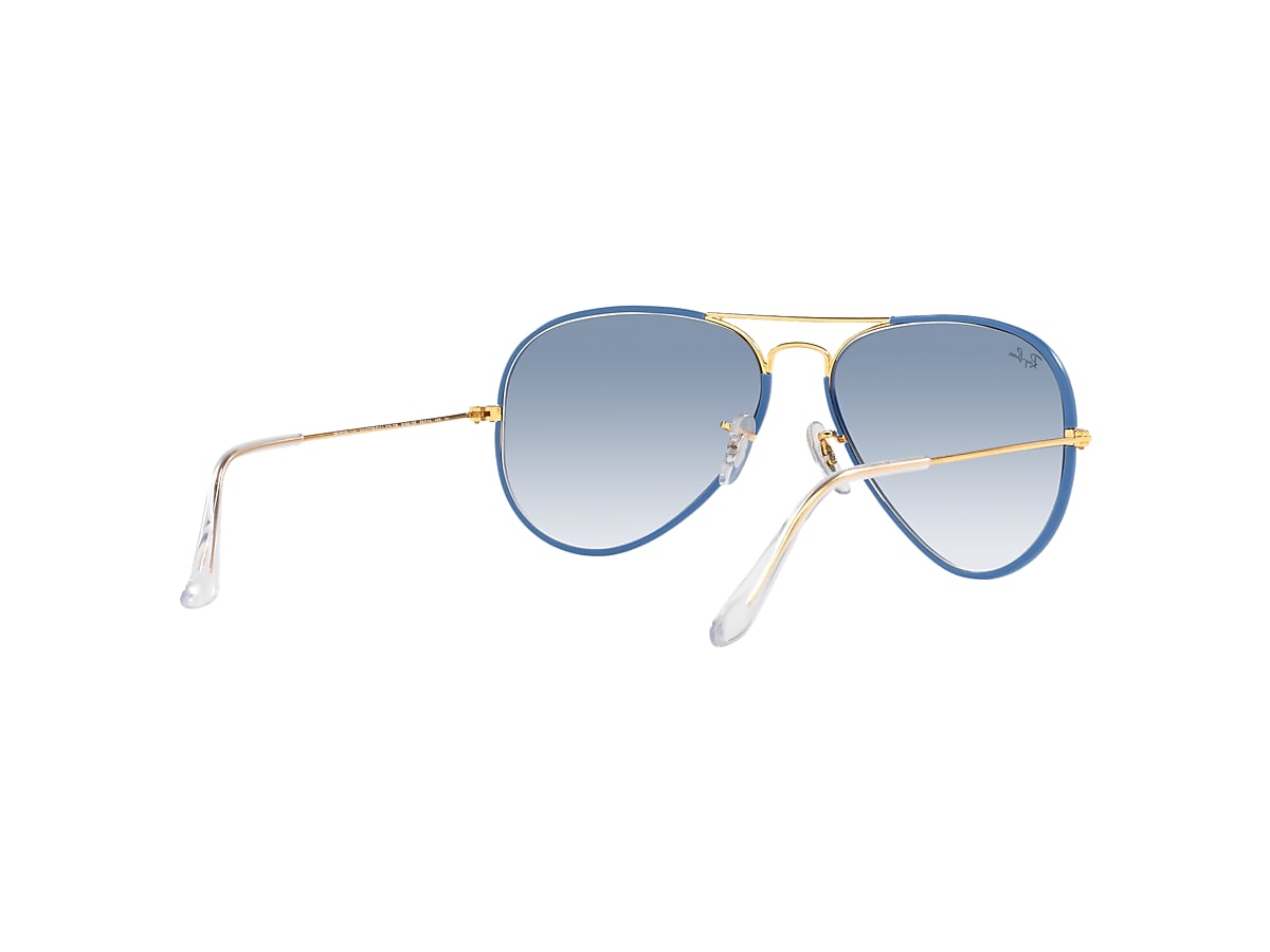 AVIATOR FULL COLOR LEGEND Sunglasses in Light Blue and Light Blue