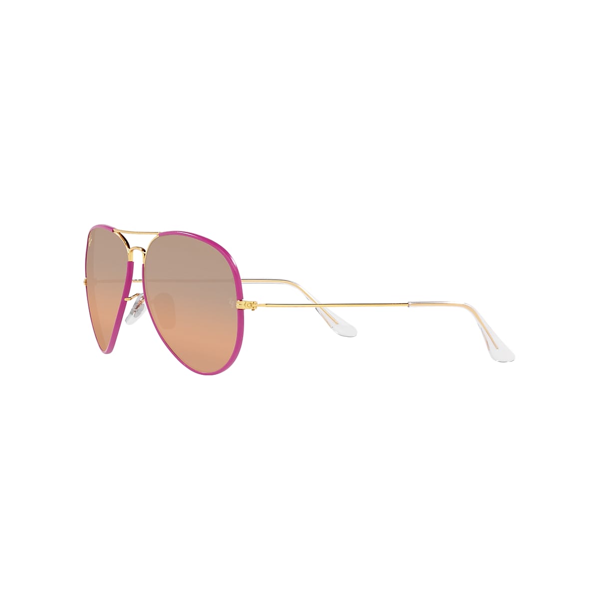 AVIATOR FULL COLOR LEGEND Sunglasses in Violet and Silver Pink