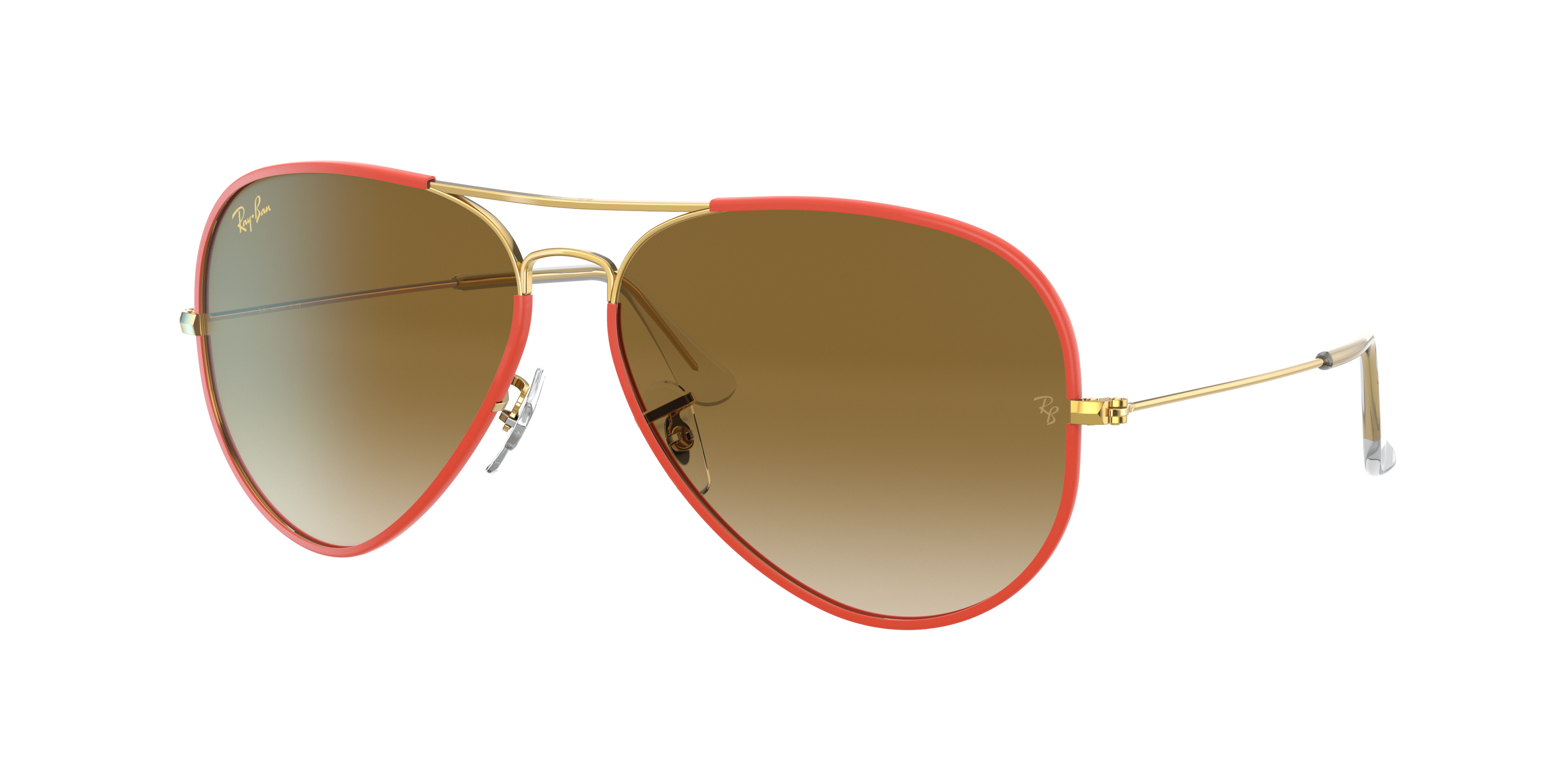 red ray ban aviator sunglasses