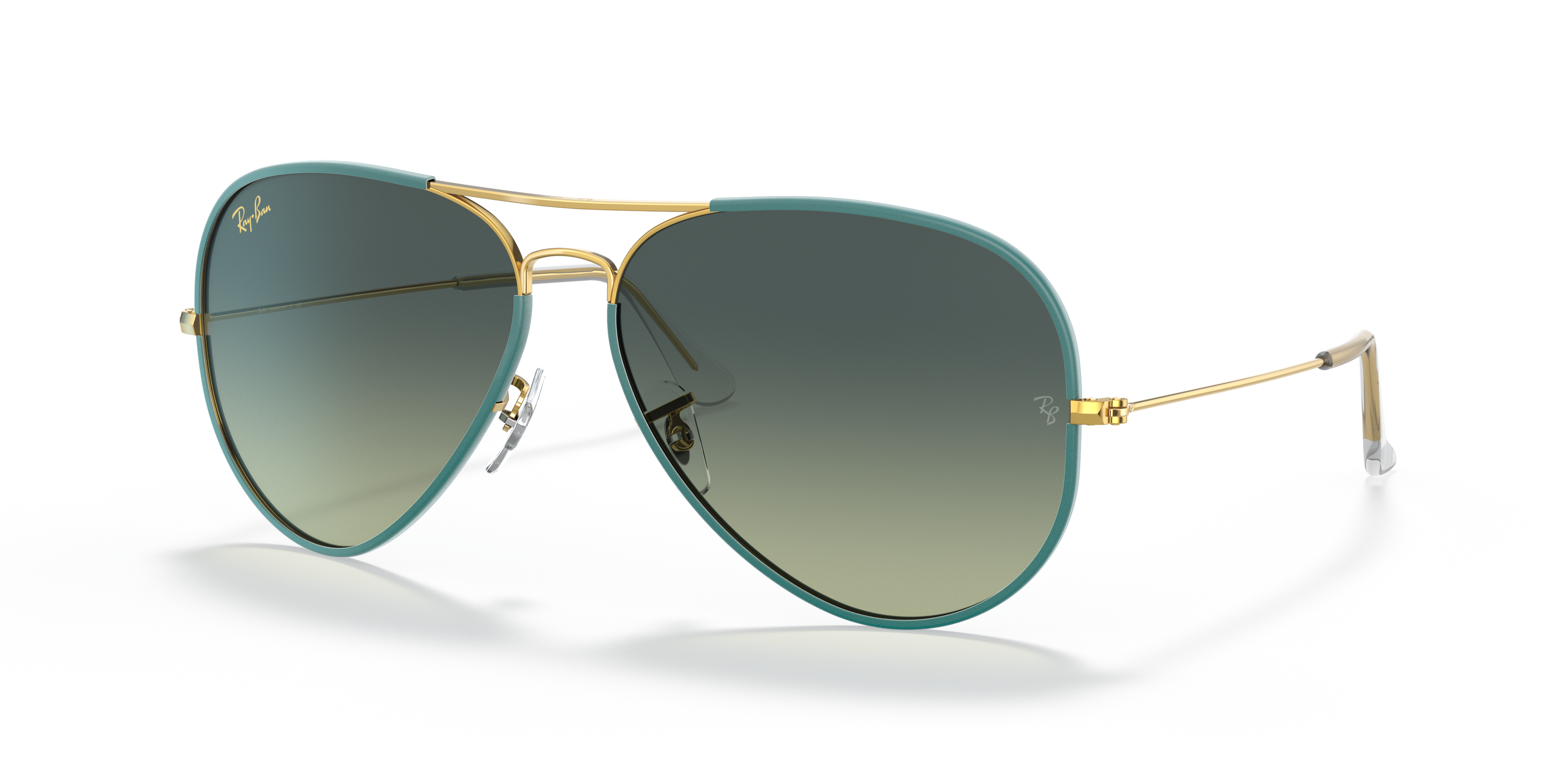 ray ban blue green aviators