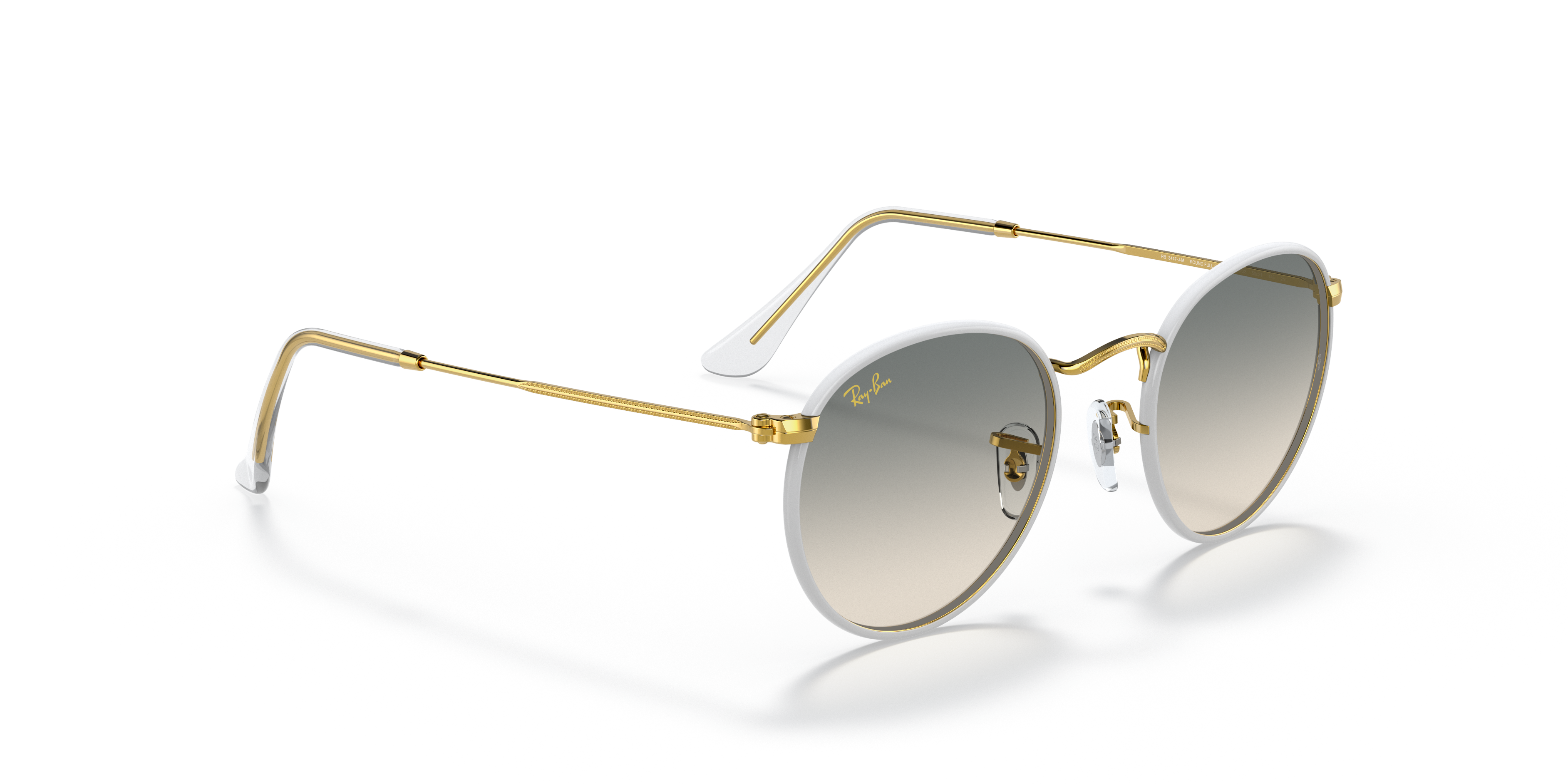 ray ban round metal full color legend