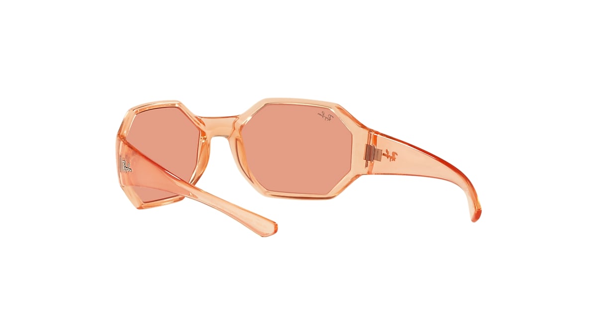 RB4337 EVOLVE Sunglasses in Transparent Orange and Red