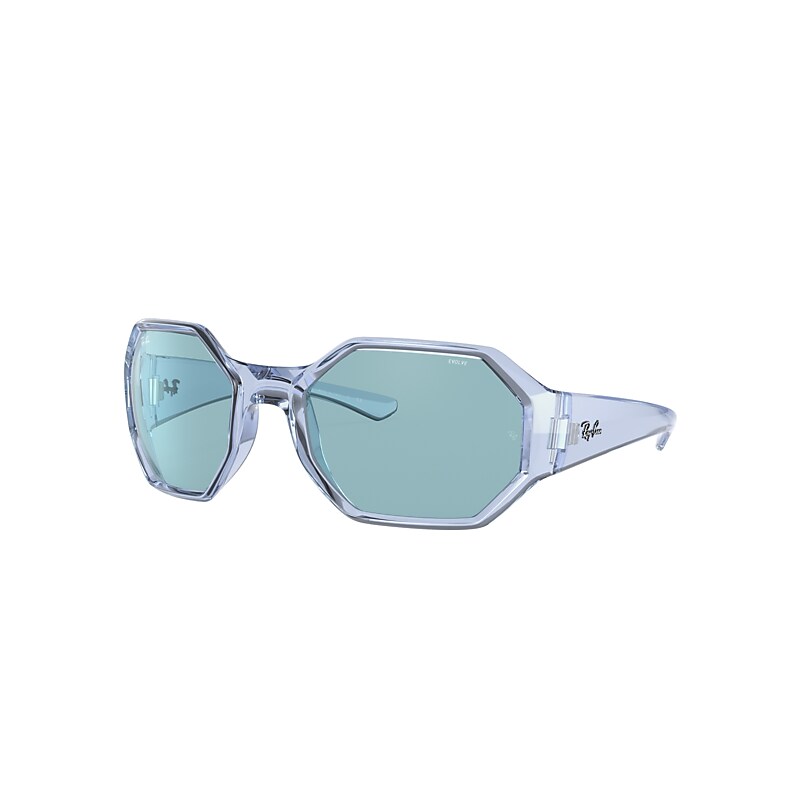 Ray-Ban Rb4337 Evolve Sunglasses Light Blue Frame Blue Lenses 59-21 product image