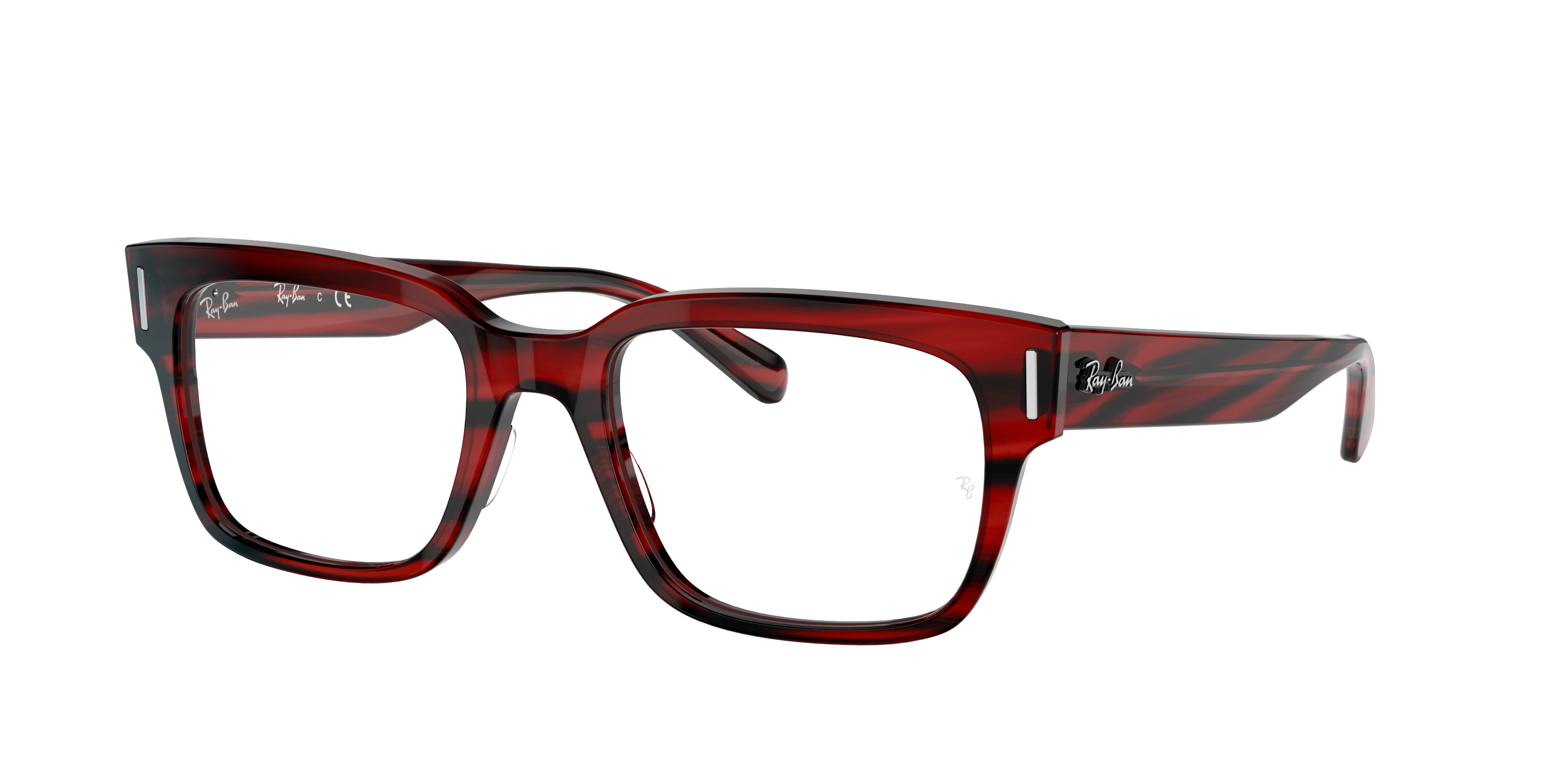 Ray Ban Rb5388 Eyeglasses In Rot Gestreift