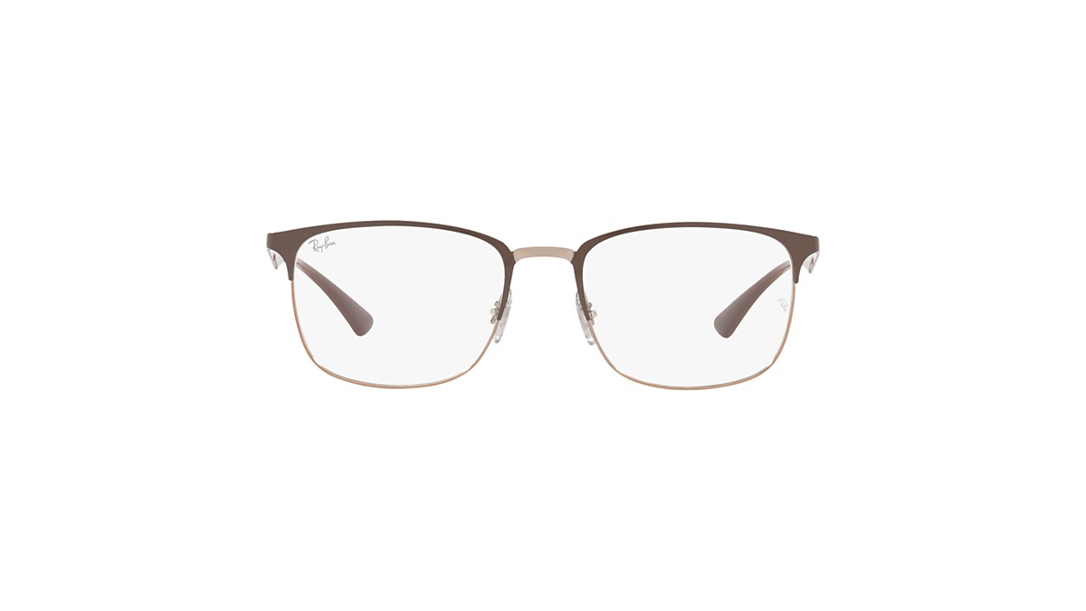 RB6421 OPTICS Eyeglasses with Beige On Copper Frame - RB6421