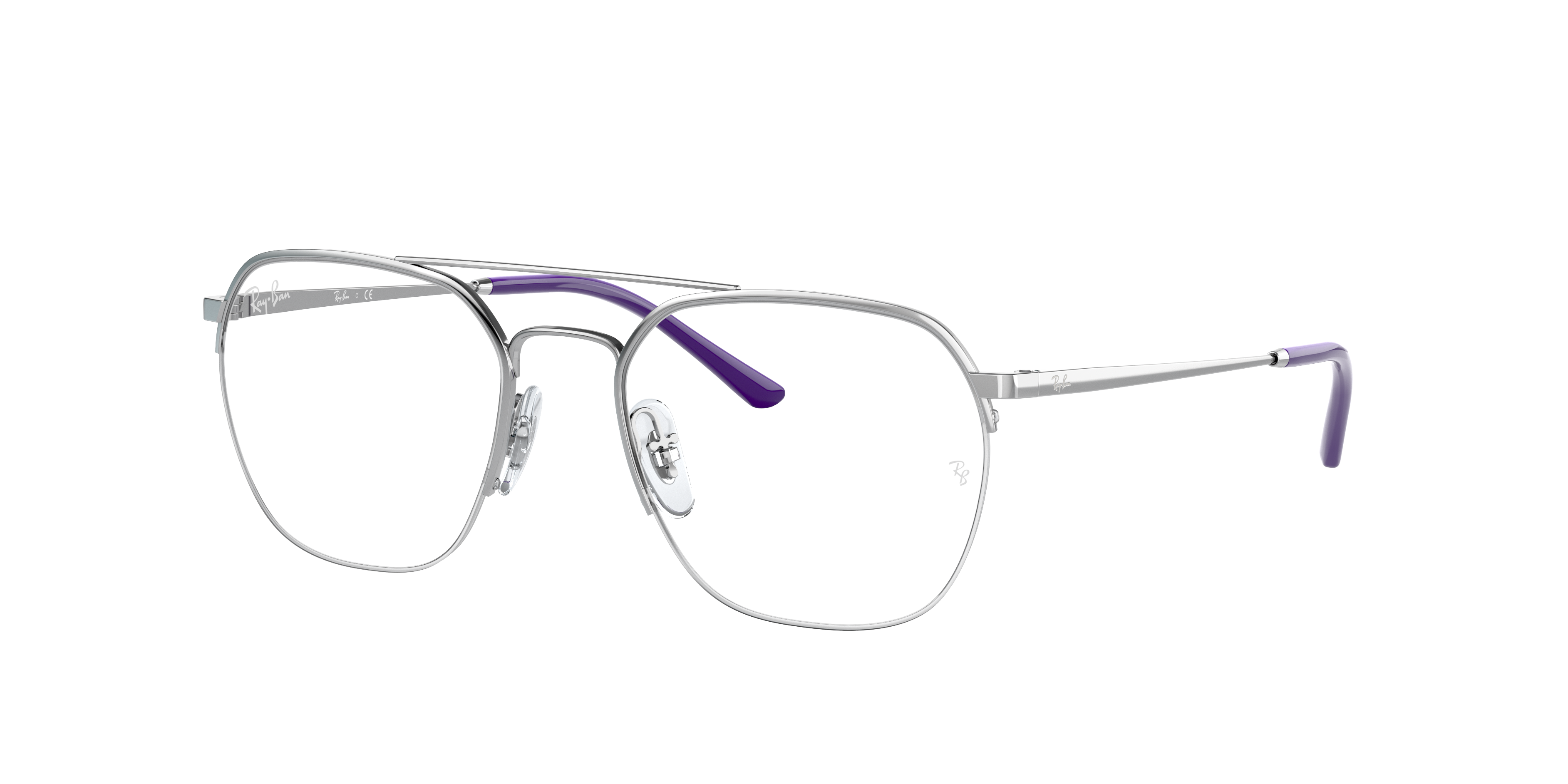 Rb6444 Optics Eyeglasses with Silver Frame | Ray-Ban®