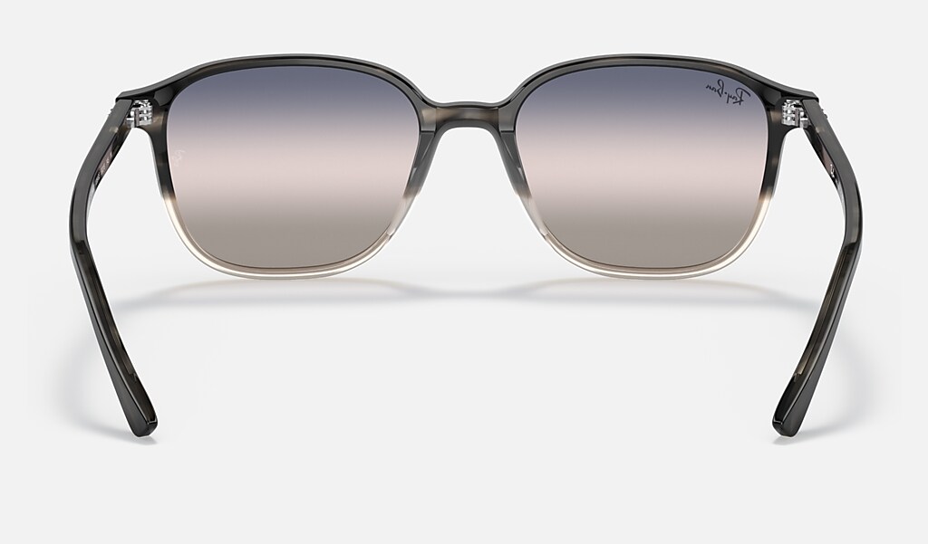 Leonard Bi-gradient Sunglasses in Grey Havana and Pink/Blue