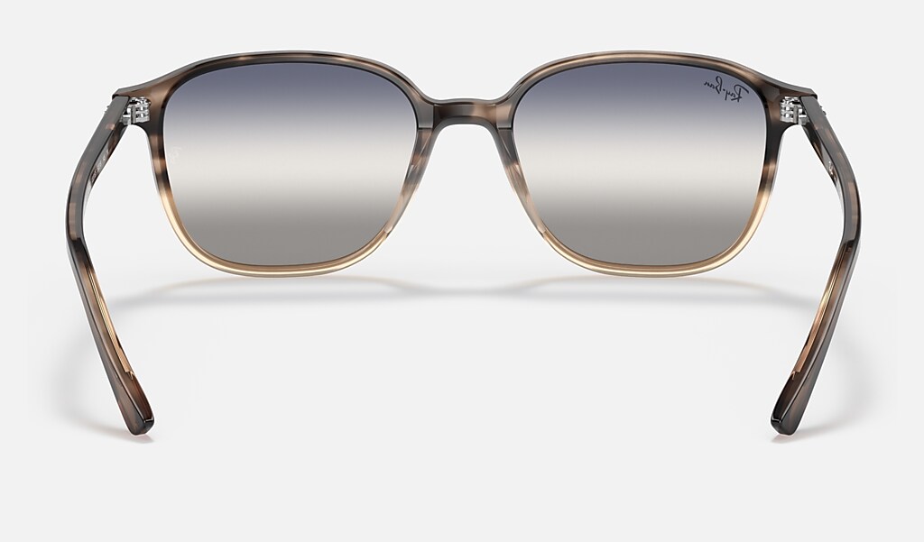 Leonard Bi-gradient Sunglasses in Brown Havana and Blue/Grey