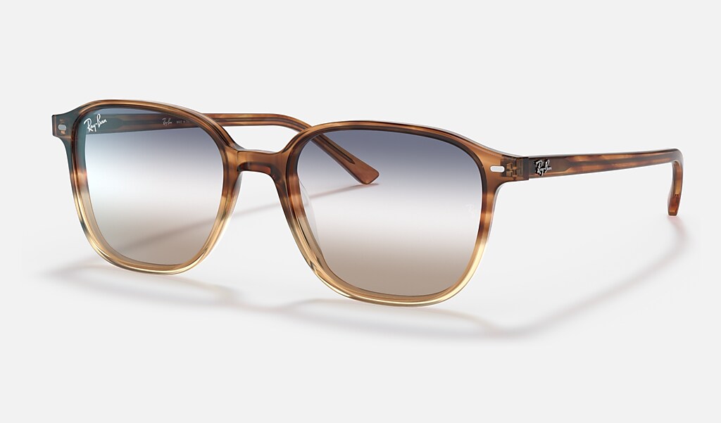 Leonard Bi-gradient Sunglasses in Tortoise and Blue/Brown