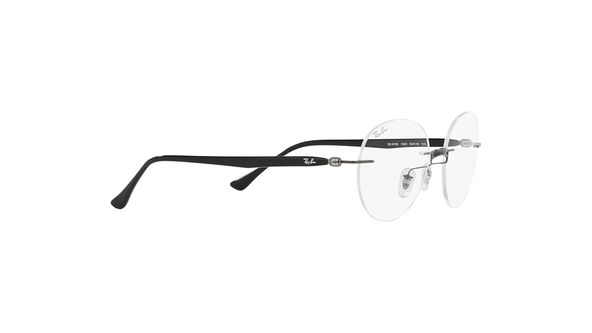 RB8768 OPTICS Eyeglasses with Black On Gunmetal Frame