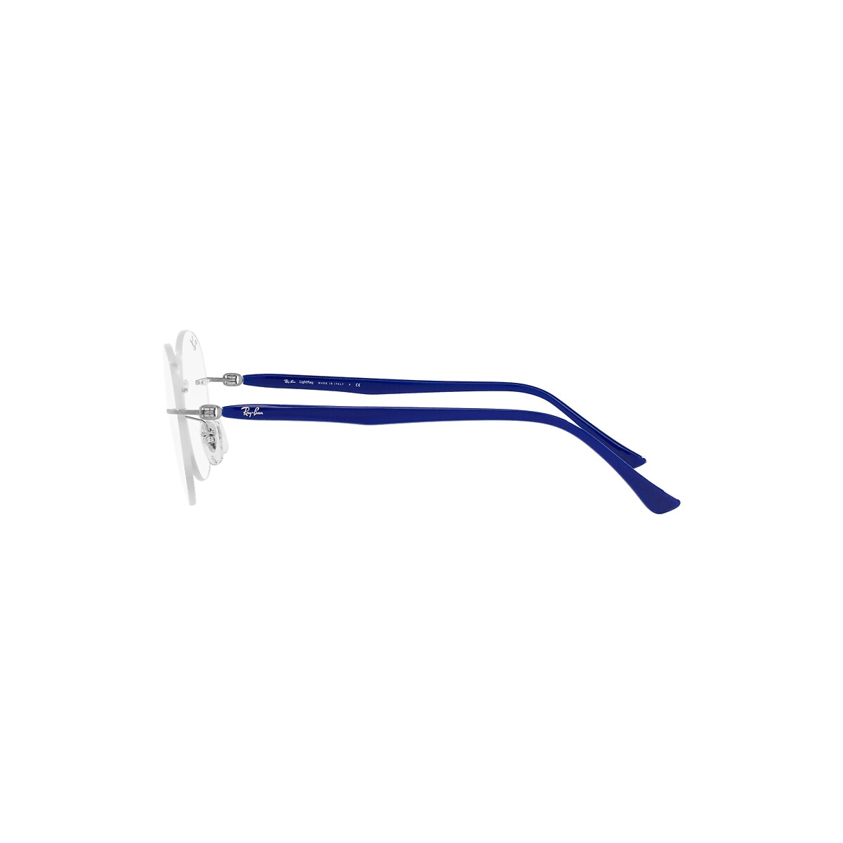 RB8768 OPTICS Eyeglasses with Blue On Silver Frame - RB8768