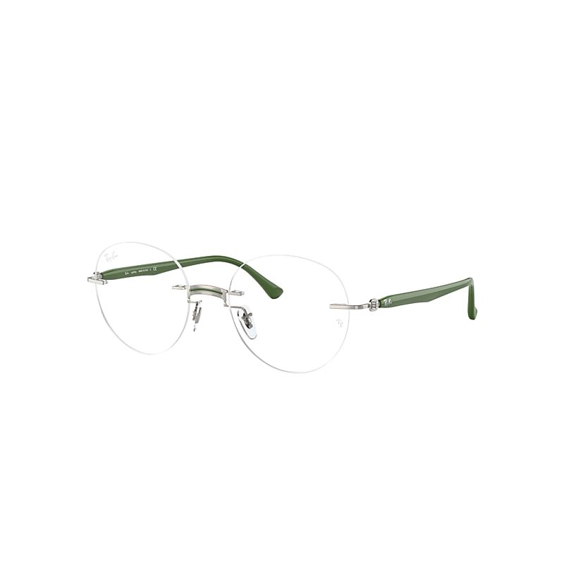 Ray Ban Rb8768 Eyeglasses Military Green Frame Clear Lenses 48-24 In Militärgrün