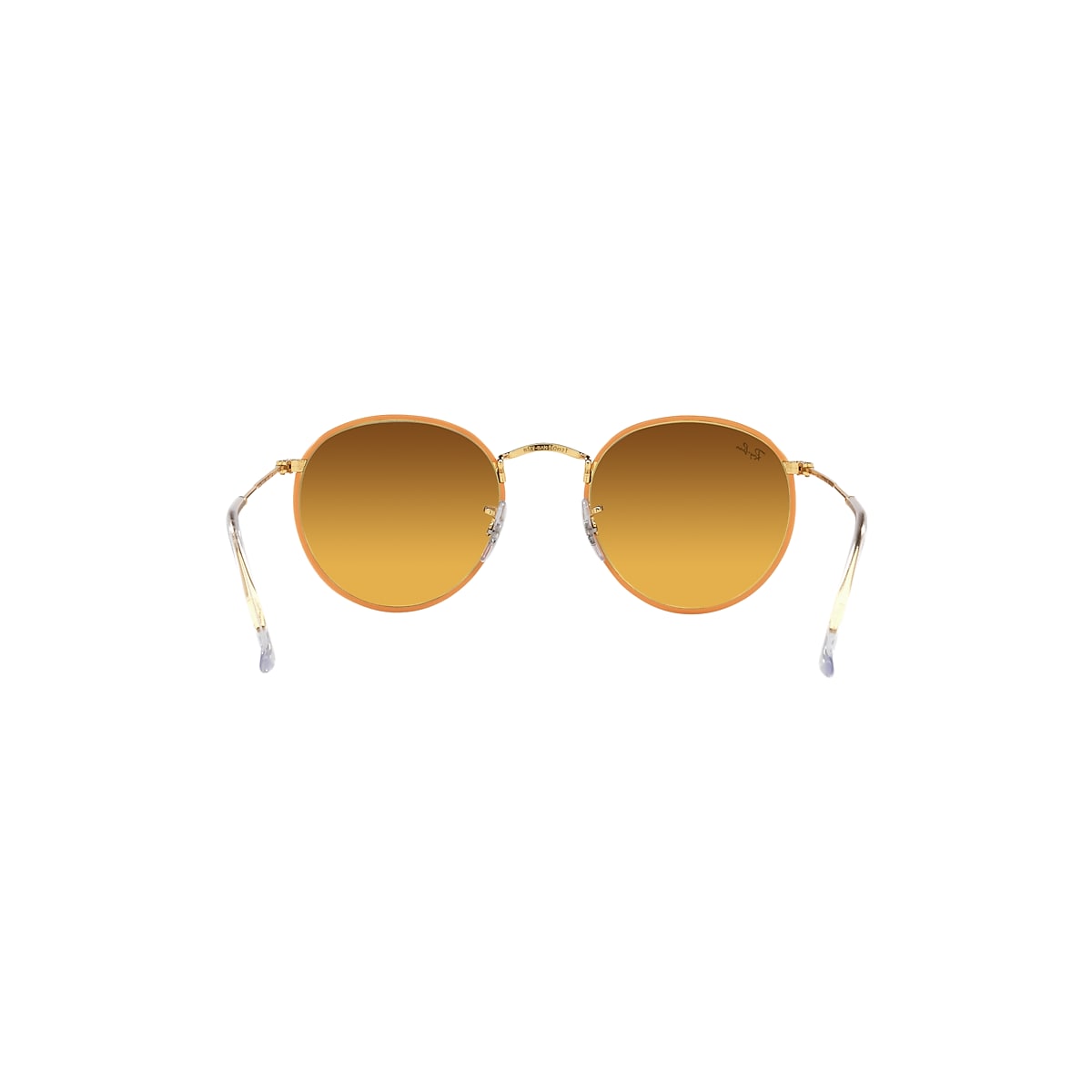 Ray ban best sale round yellow sunglasses