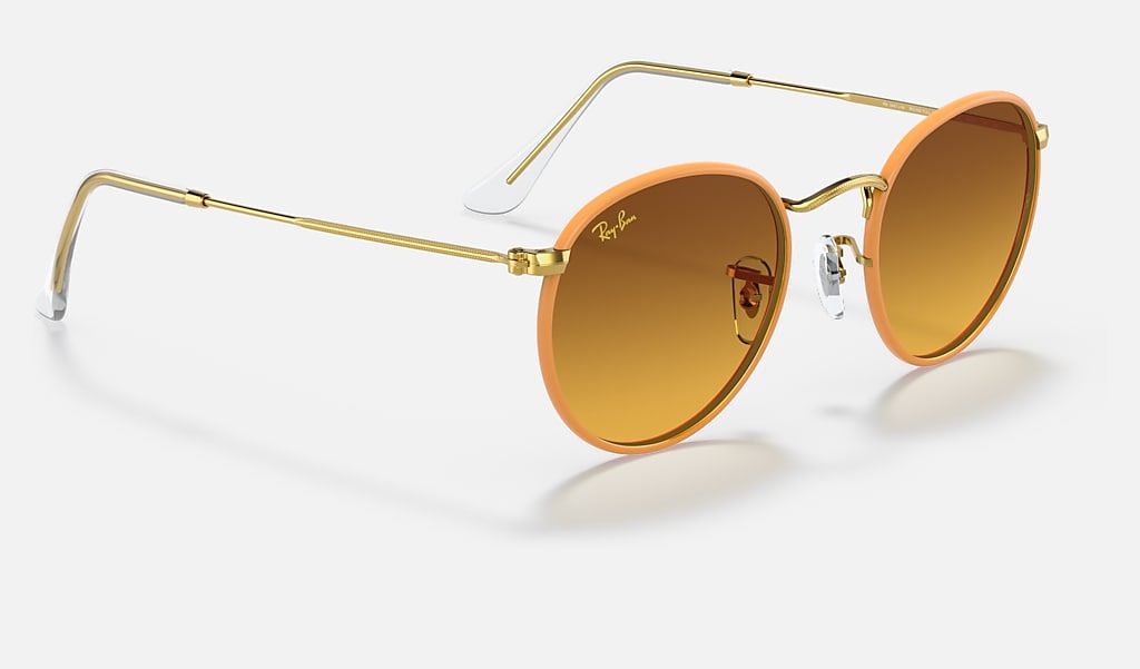 Metal Full Legend Sunglasses in Yellow and Orange/Brown | Ban®