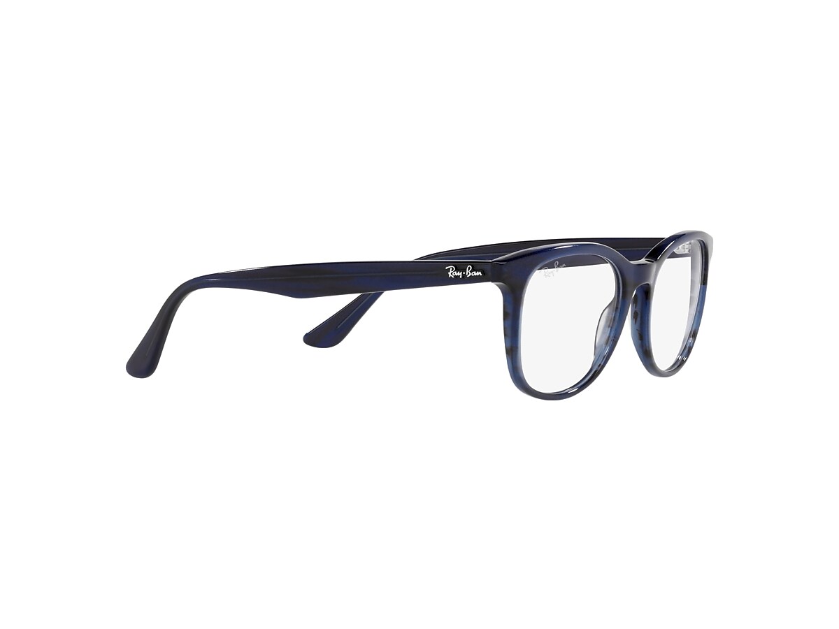 Rb5356 Optics Eyeglasses with Striped Blue Frame | Ray-Ban®