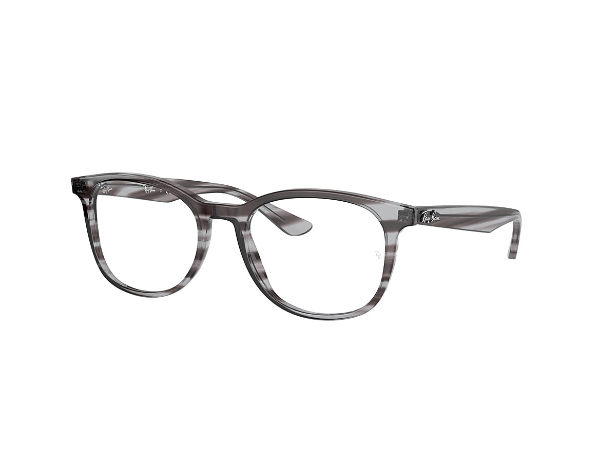 RB5356 OPTICS Eyeglasses with Striped Grey Frame - RB5356 | Ray 