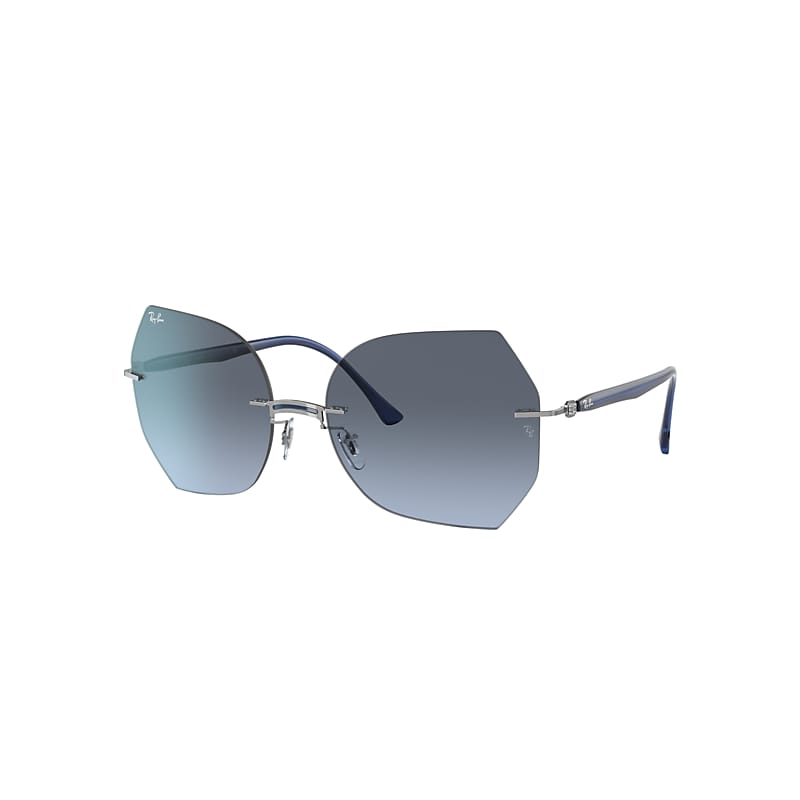 Ray-Ban Rb8065 Titanium Sunglasses Blue Frame Blue Lenses 62-18 product image
