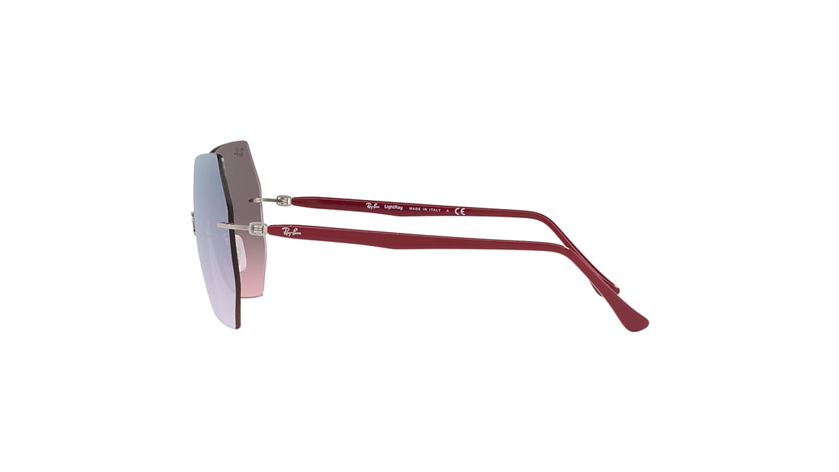 RB8065 TITANIUM Sunglasses in Silver and Pink/Grey - RB8065 | Ray