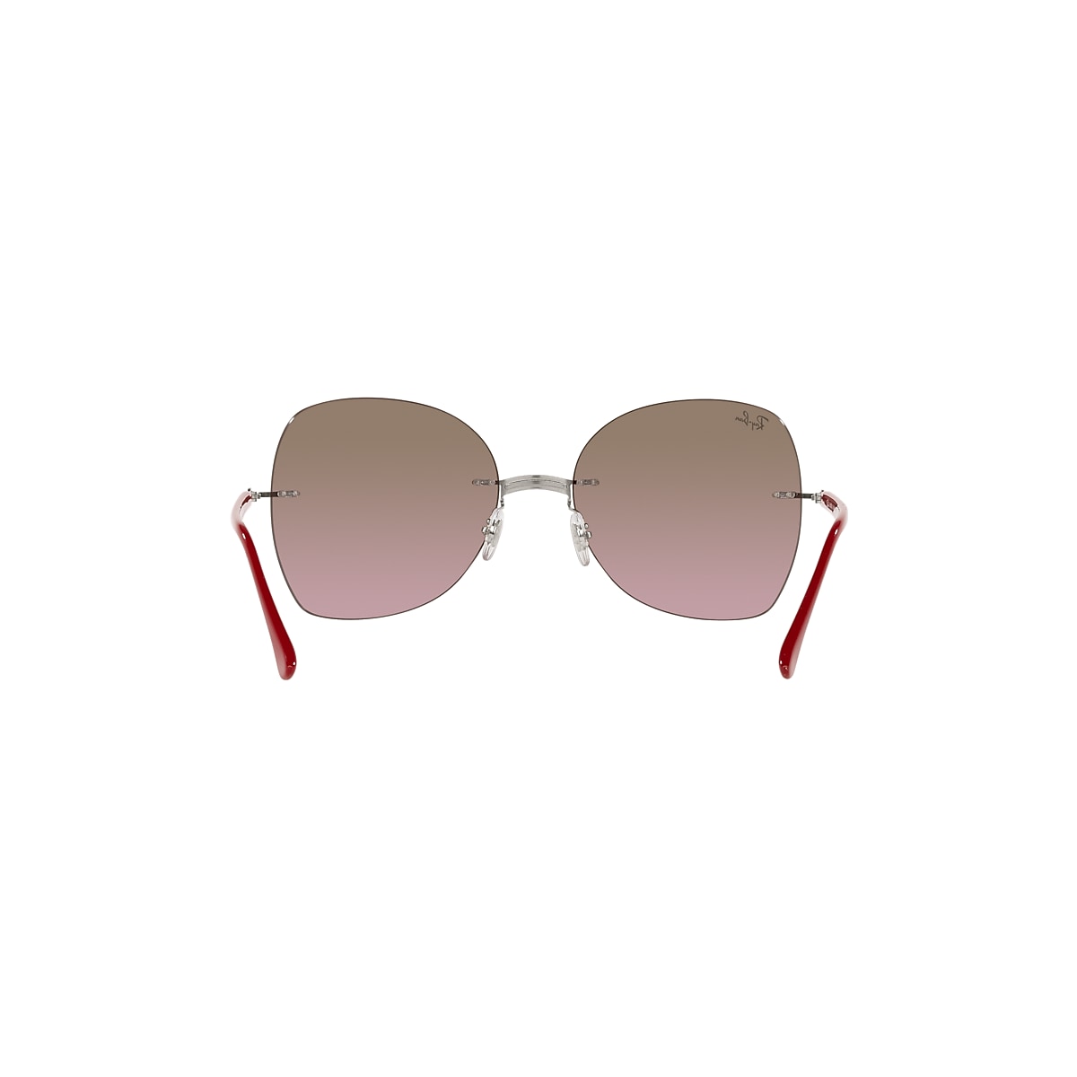 Rb8066 Titanium Sunglasses in Red and Violet/Brown | Ray-Ban®
