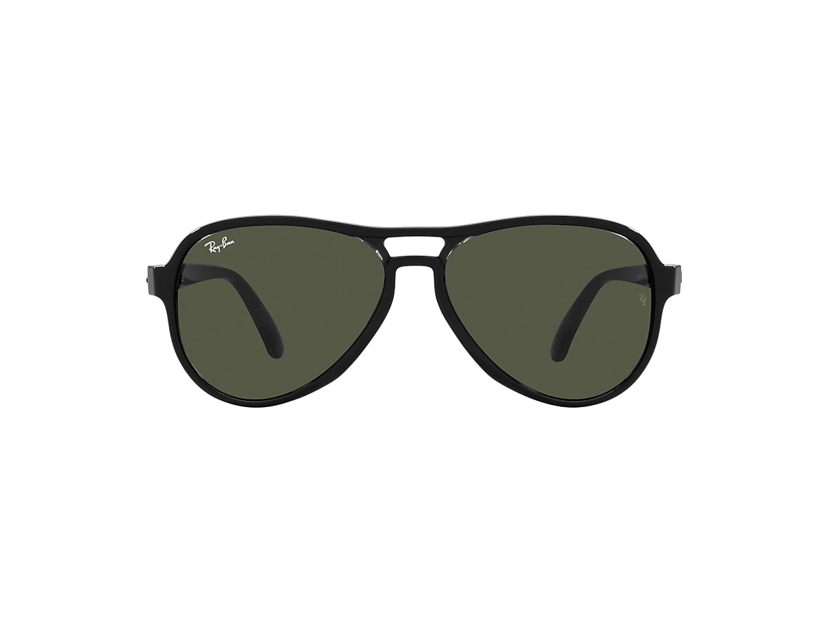 Vagabond Sunglasses in Black and Green | Ray-Ban®