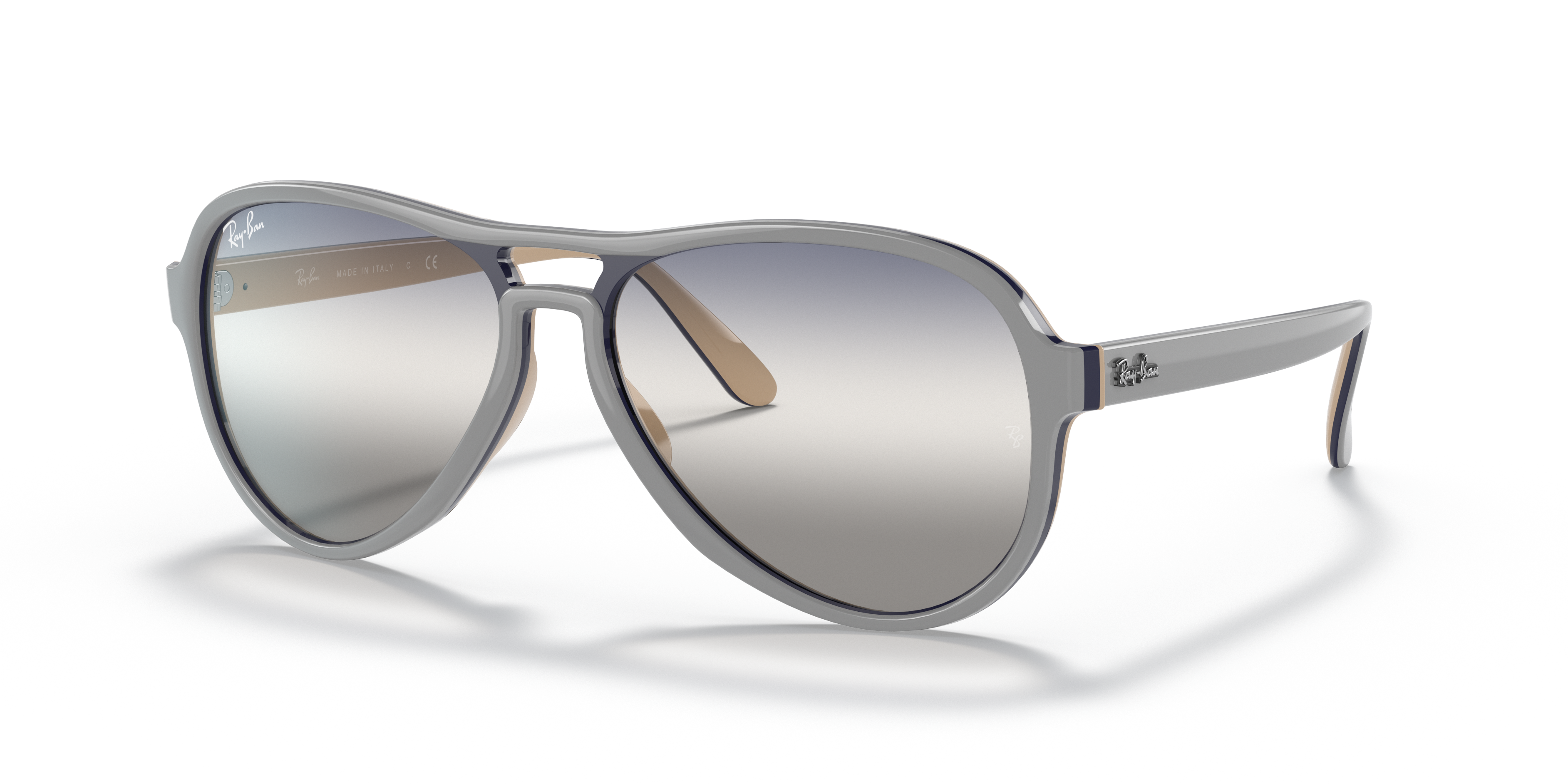 light grey gradient ray ban