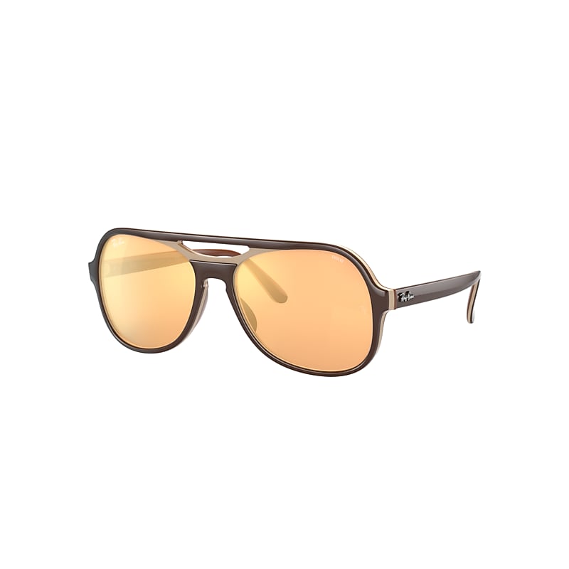 Evolve Ray Ban Orange Lens Orange Round Metal Evolve Ray Ban ROUND EVOLVE  Orange Photocromic