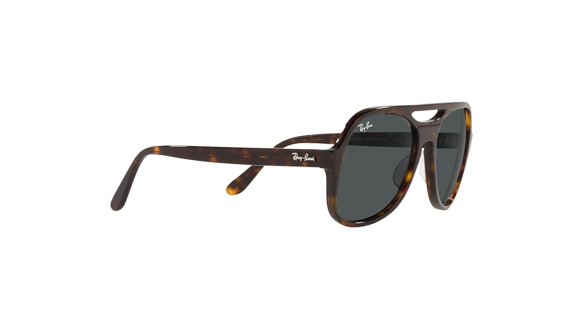 POWDERHORN Sunglasses in Havana and Blue/Grey - RB4357 | Ray-Ban® EU