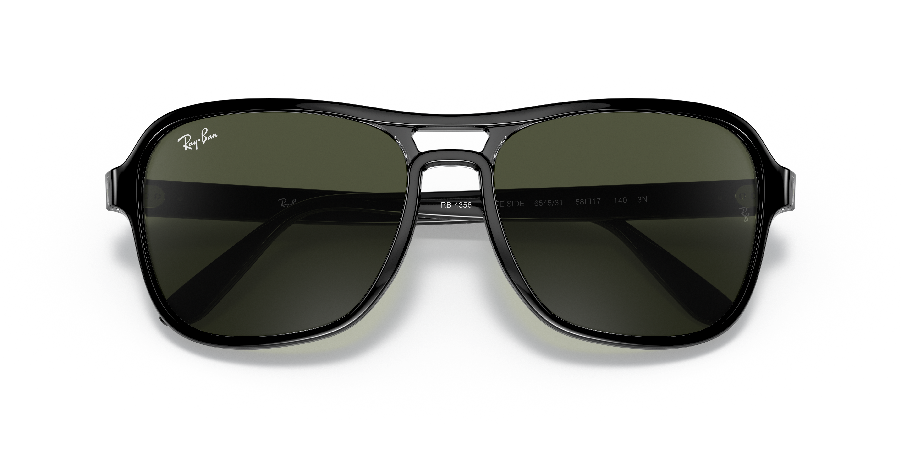 STATE SIDE Sunglasses in Black and Green | Ray-Ban®