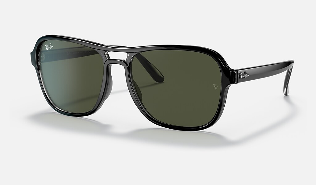 State Side Sunglasses in Black and Green | Ray-Ban®