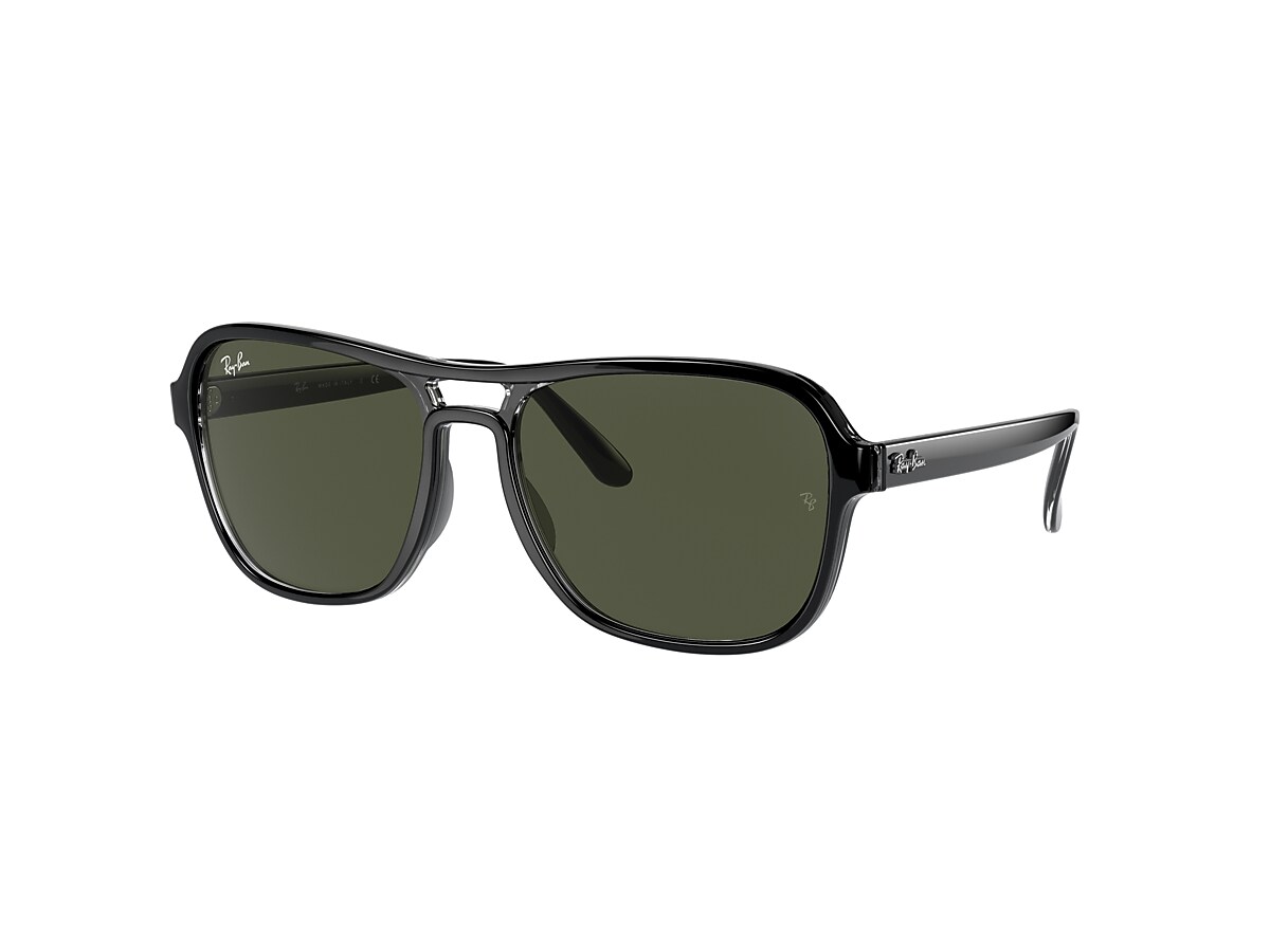 STATE SIDE Sunglasses in Black and Green - RB4356 | Ray-Ban