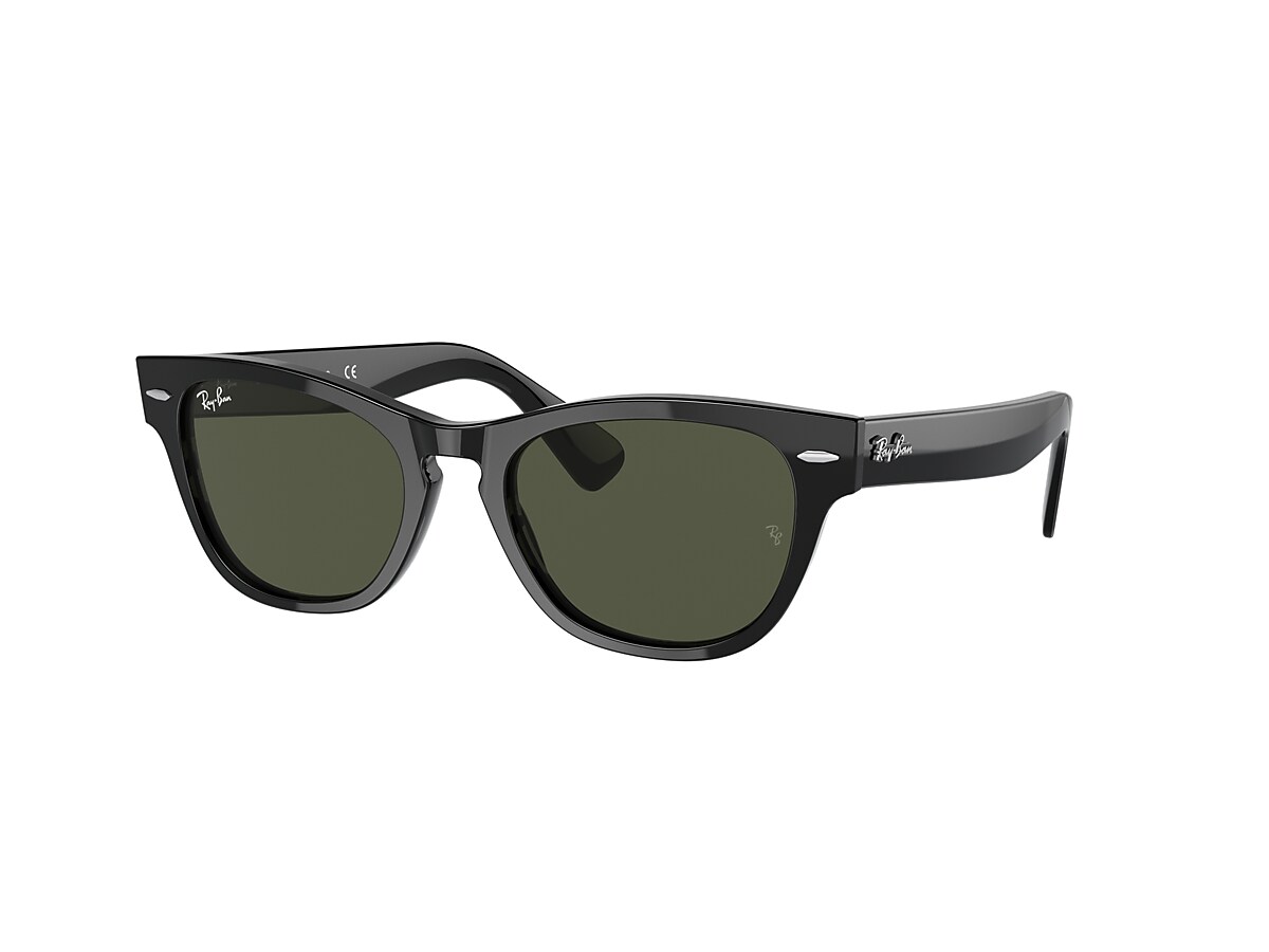 Laramie Sunglasses in Black and Green | Ray-Ban®