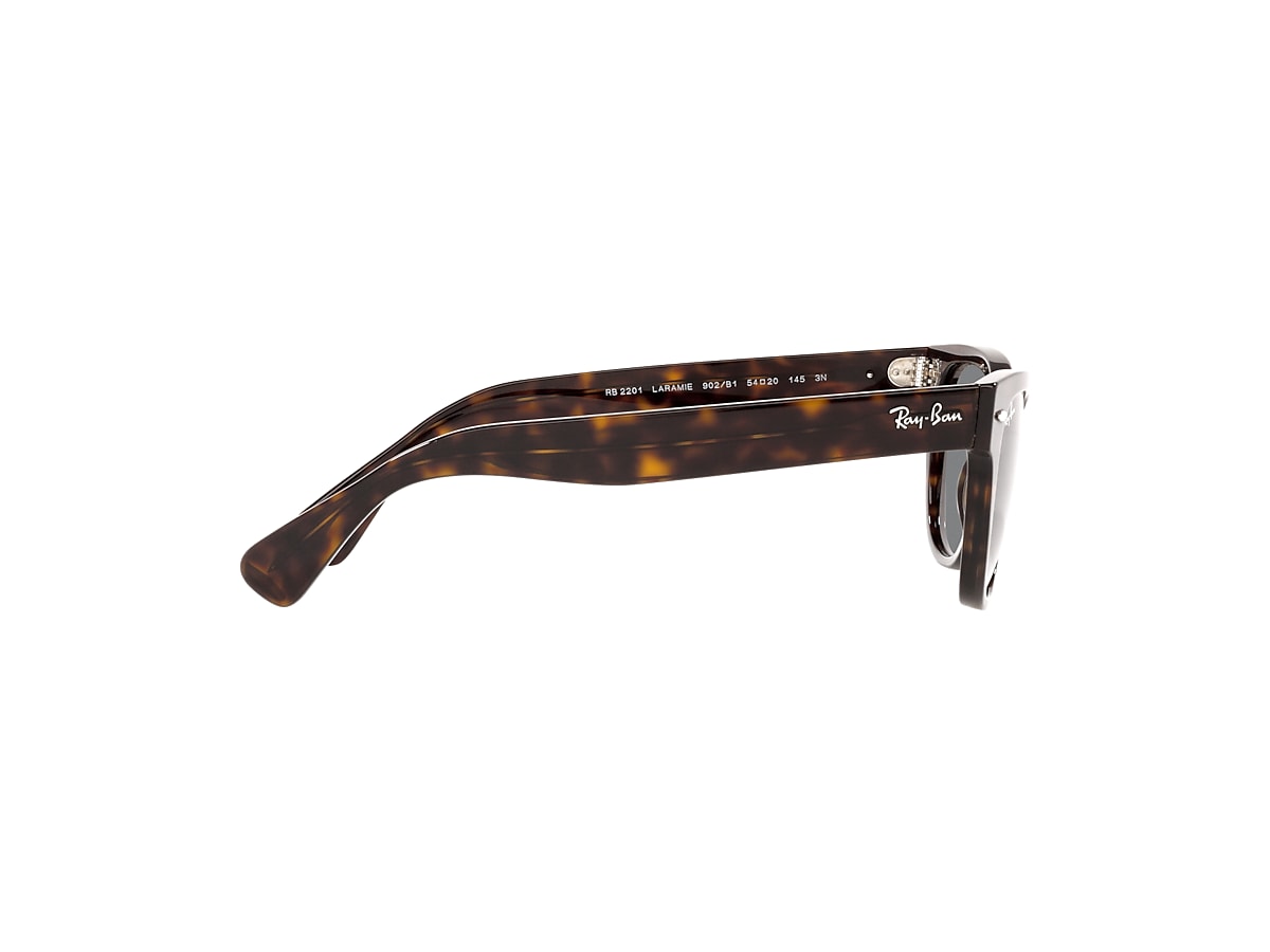 LARAMIE Sunglasses in Tortoise and Dark Grey - RB2201 | Ray