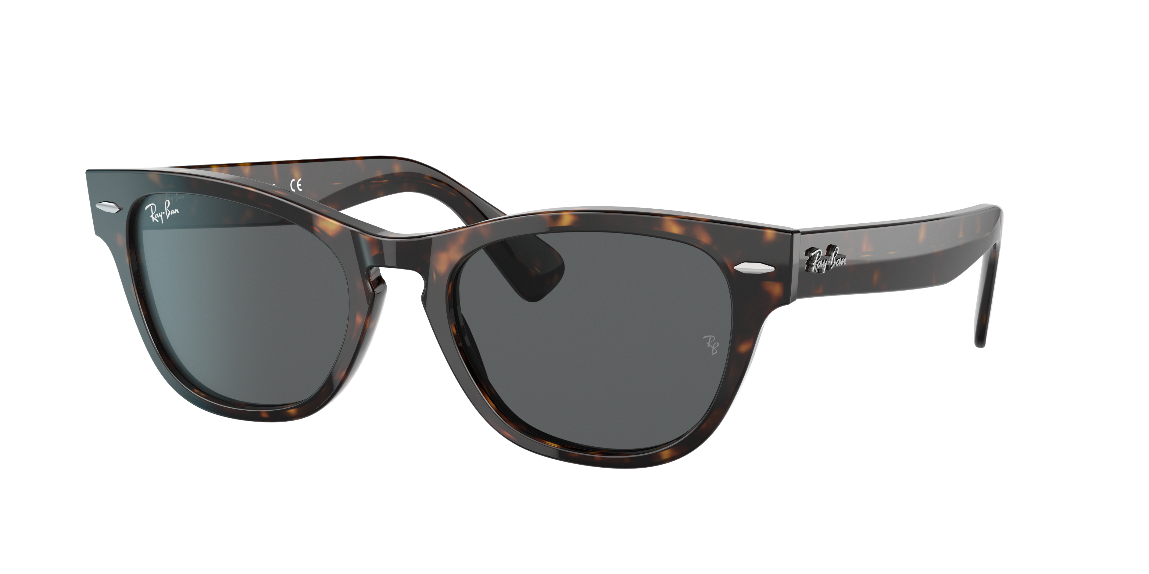 Laramie Sunglasses in Tortoise and Dark Grey | Ray-Ban®