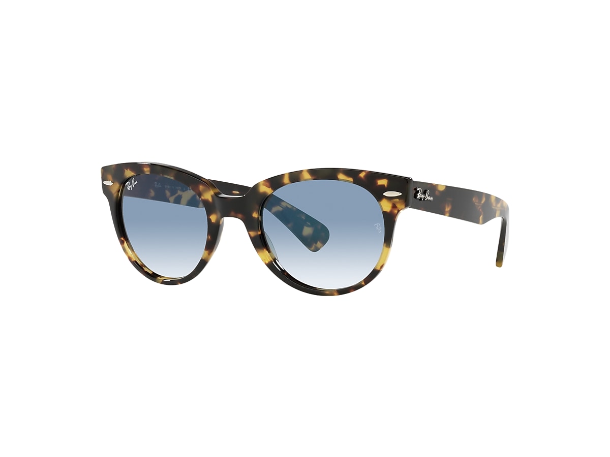 Ray-Ban Sunglasses Orion Havana Frame Blue Lenses