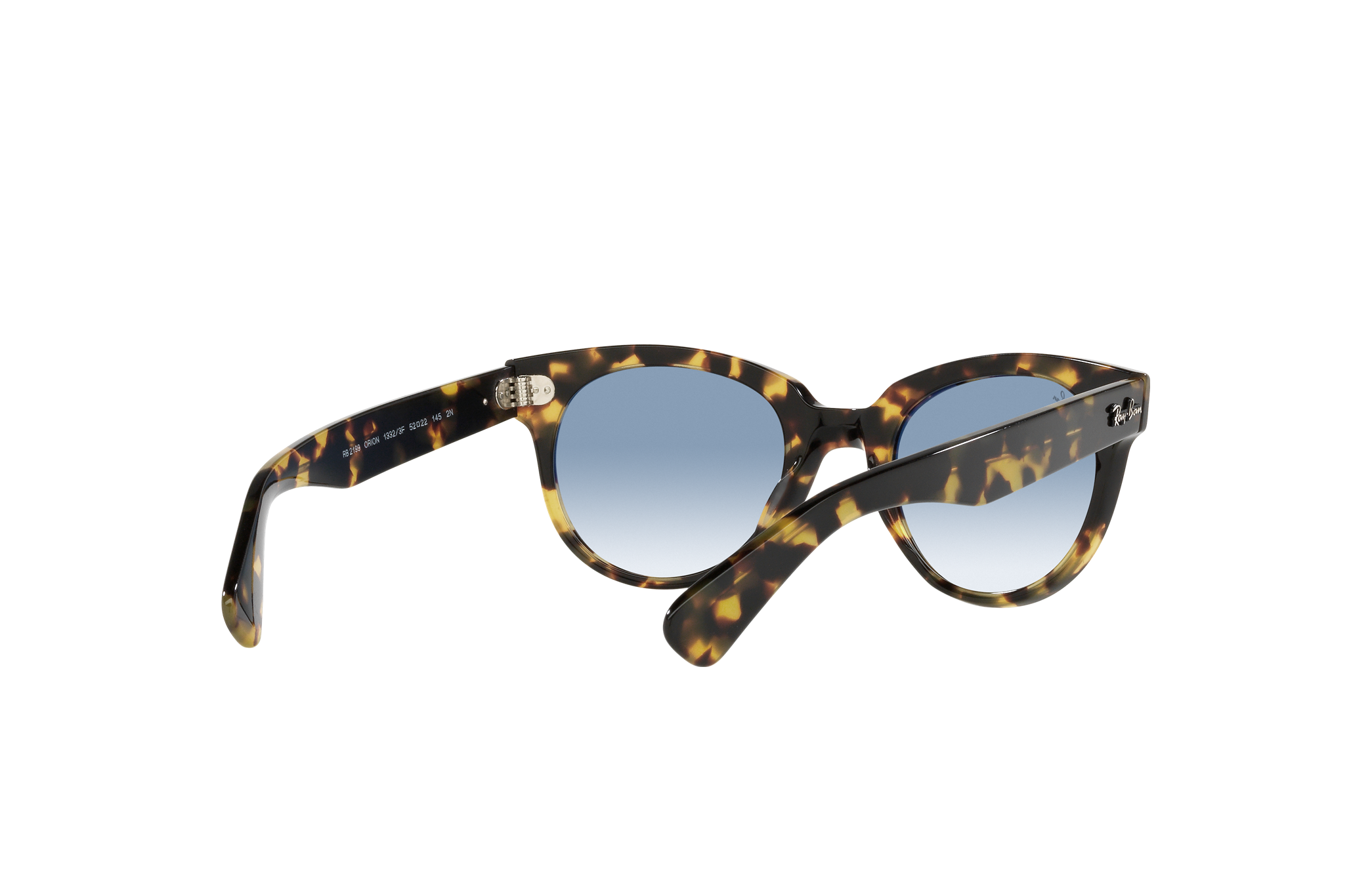 Ray-Ban Sunglasses Orion Havana Frame Blue Lenses