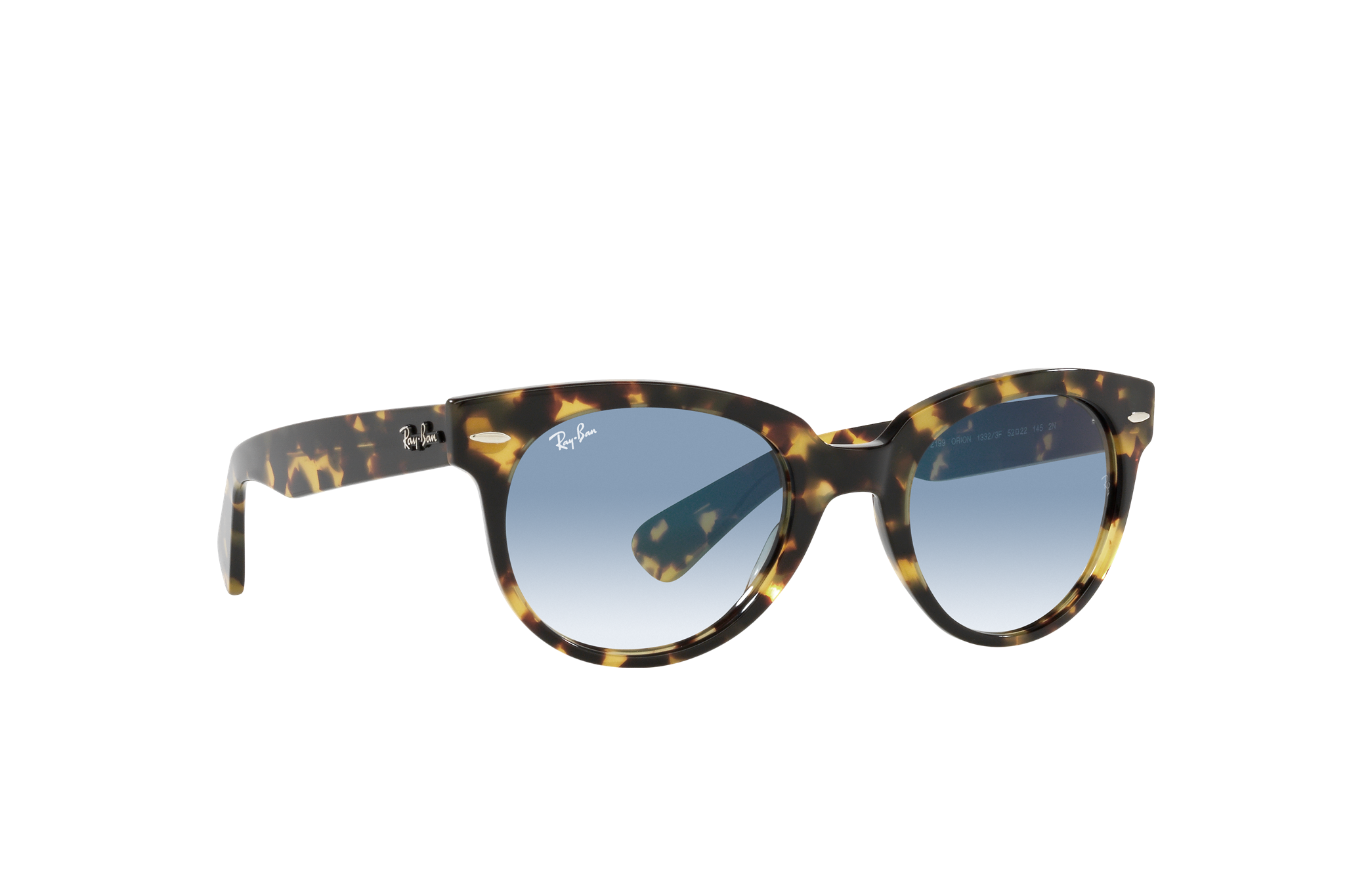 Ray-Ban Sunglasses Orion Havana Frame Blue Lenses