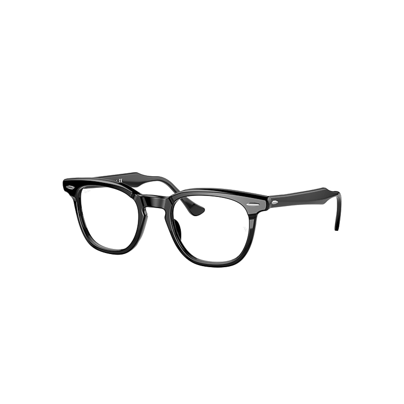 Ray Ban Hawkeye Optics Eyeglasses Black Frame Clear Lenses Polarized 45 ...