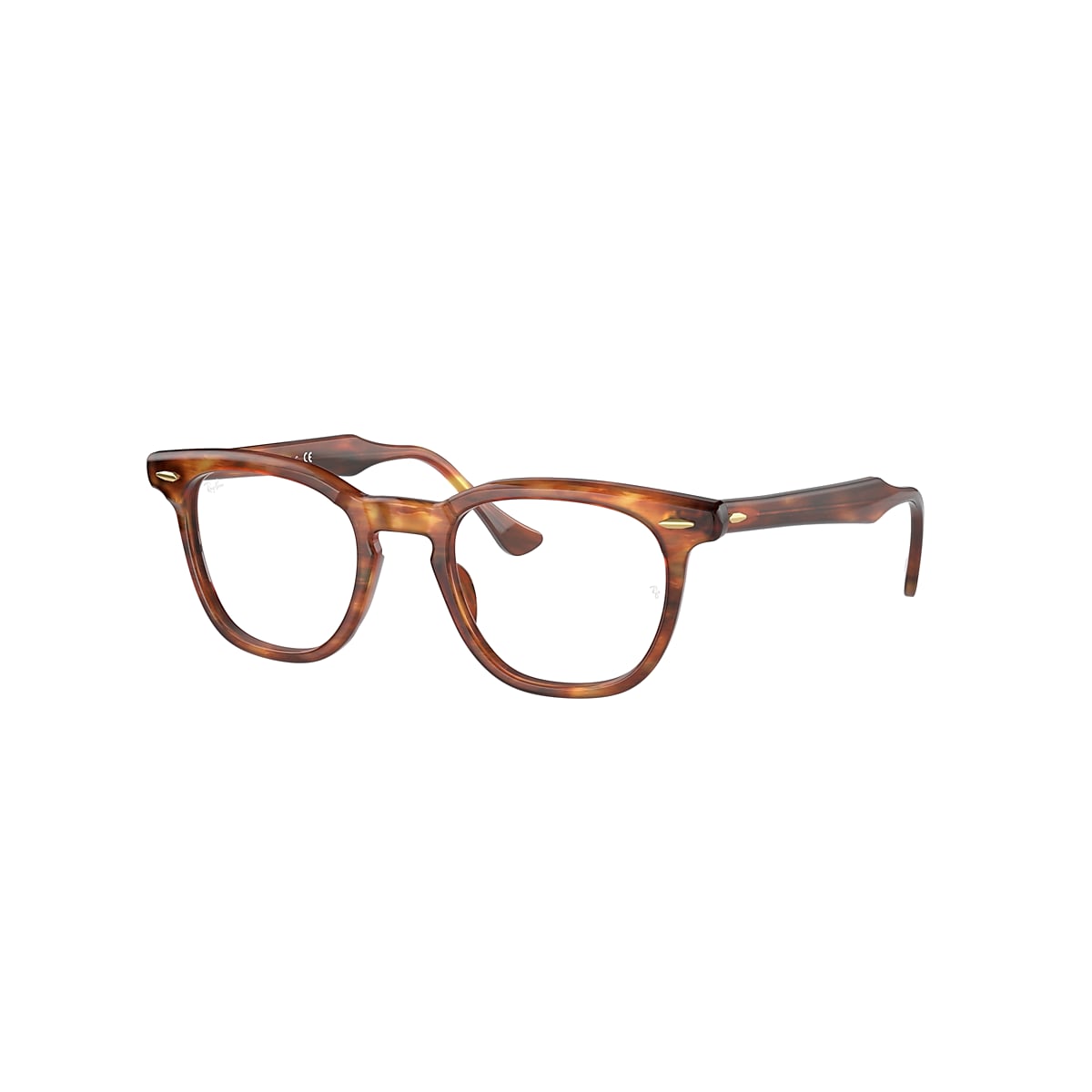 HAWKEYE OPTICS Eyeglasses with Striped Havana Frame RB5398 Ray Ban US