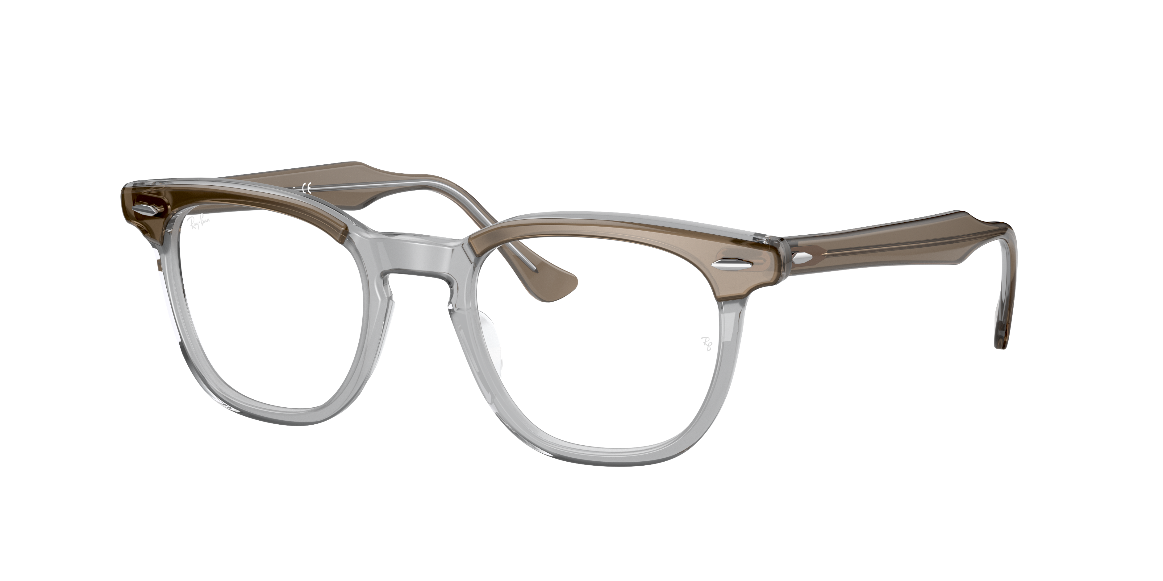 Hawkeye Optics Eyeglasses with Transparent Brown Frame | Ray-Ban®
