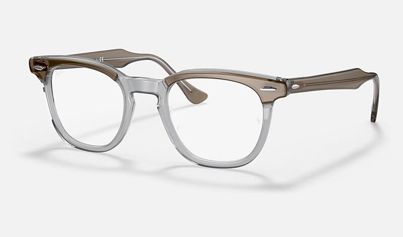 HAWKEYE OPTICS Eyeglasses with Transparent Brown Frame - RB5398