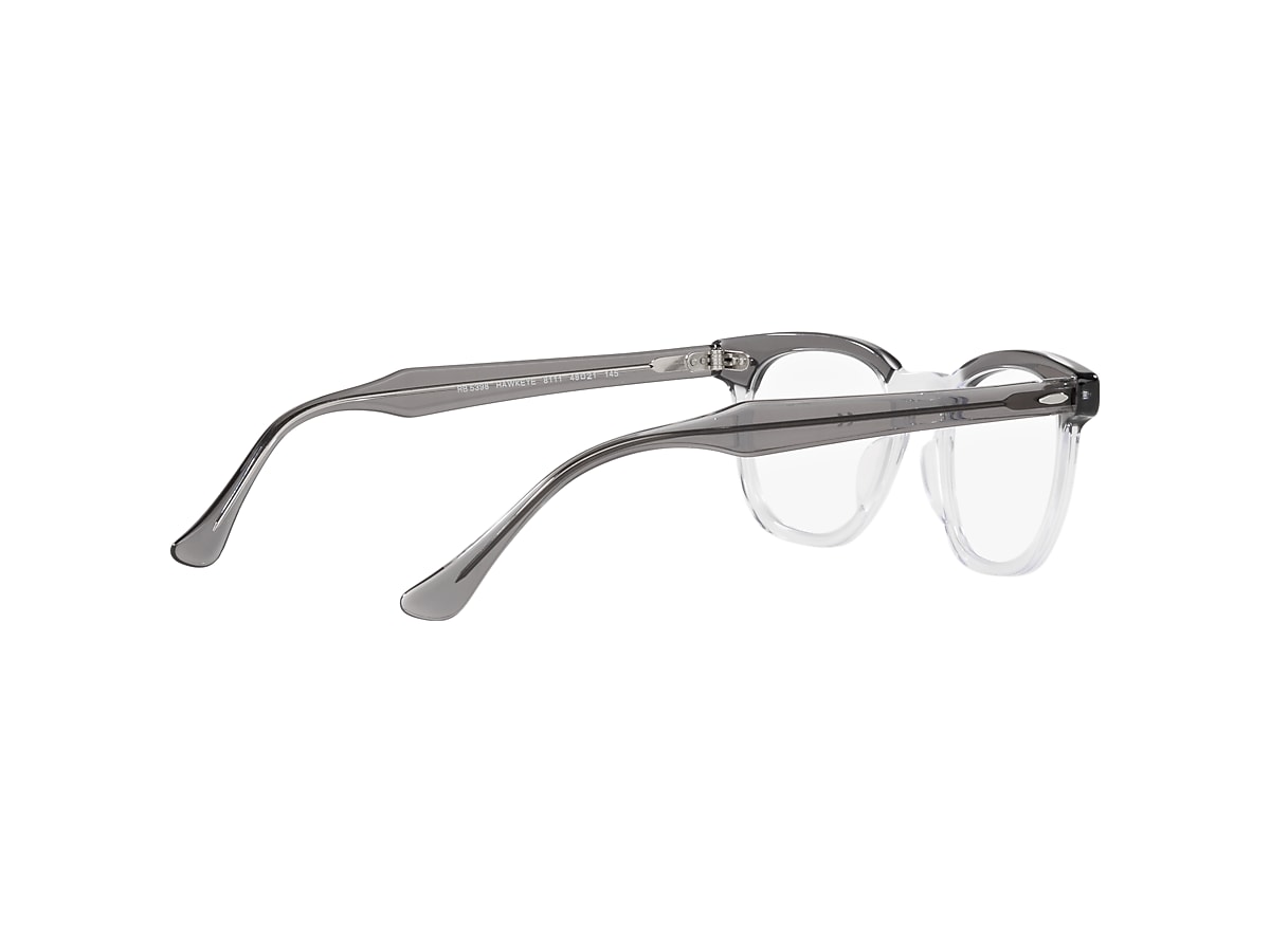 Hawkeye Optics Eyeglasses with Transparent Grey Frame | Ray-Ban®