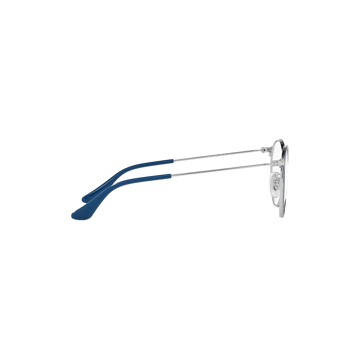 RB1053 OPTICS KIDS Eyeglasses with Blue On Silver Frame