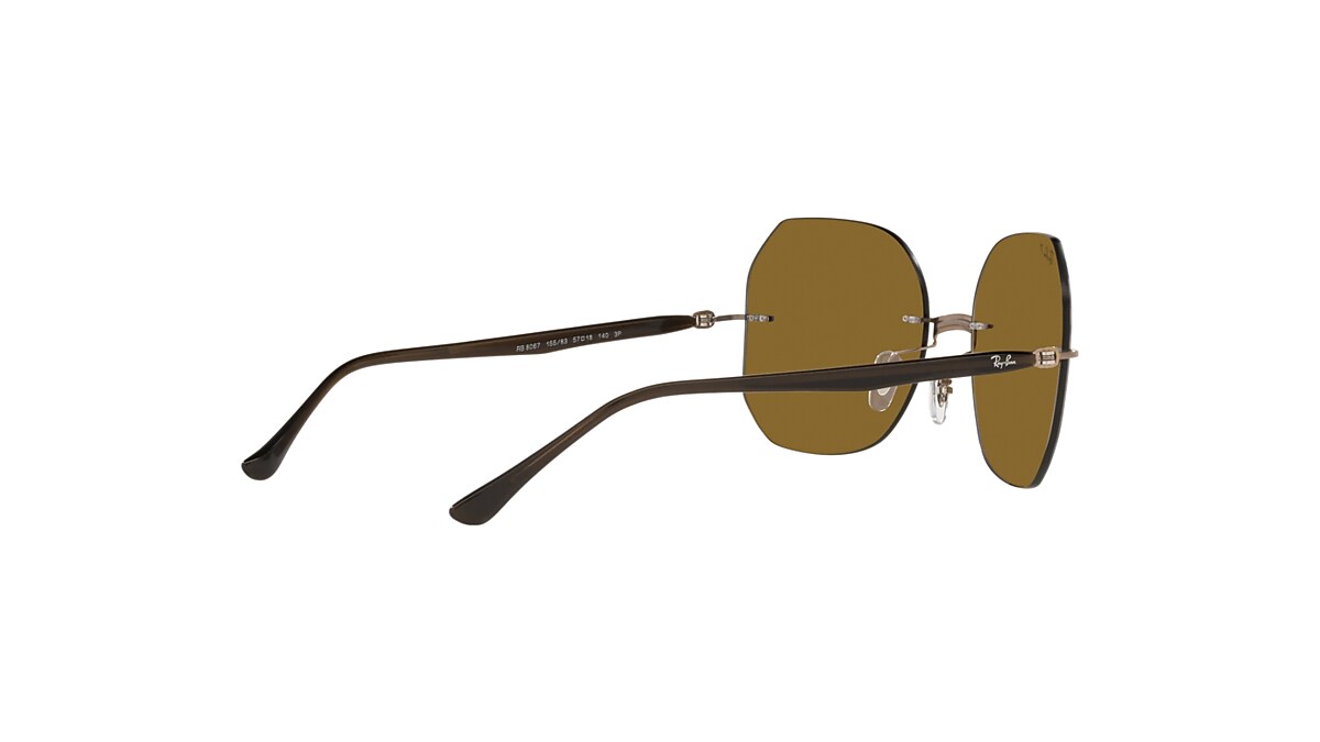 RB8067 TITANIUM Sunglasses in Brown and Brown - RB8067 | Ray-Ban® CA