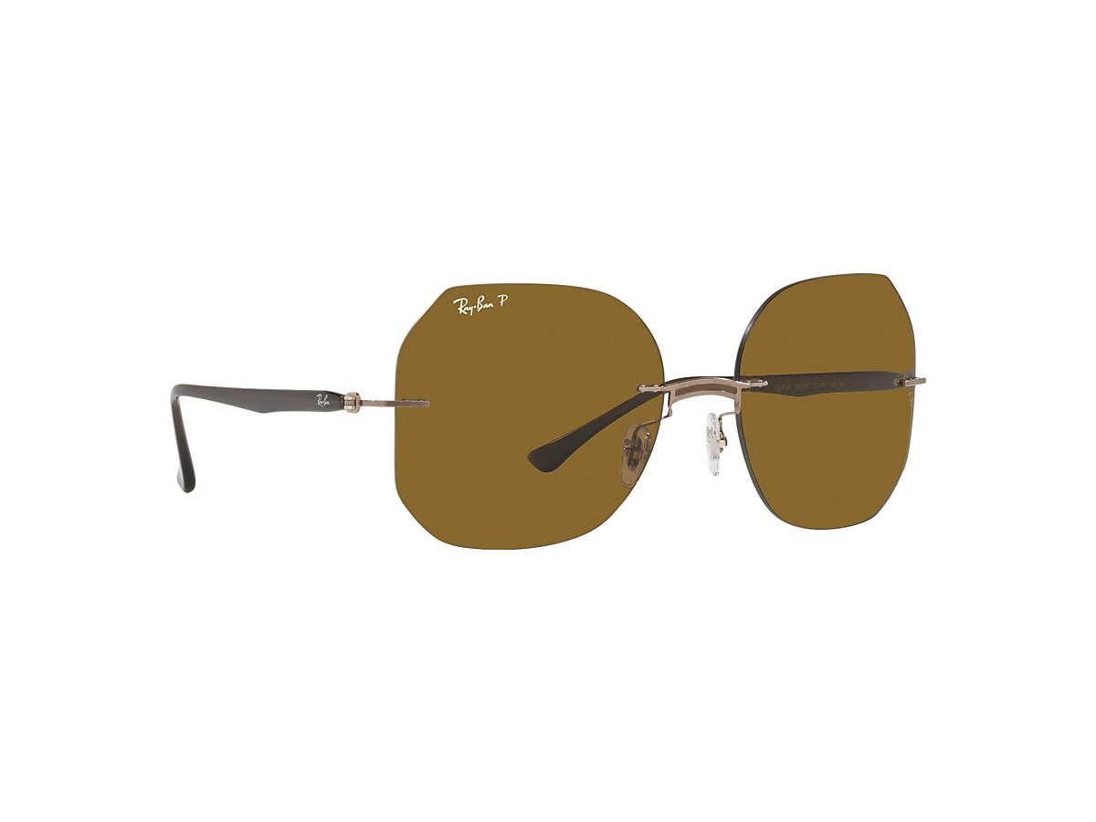 RB8067 TITANIUM Sunglasses in Brown and Brown - RB8067 | Ray-Ban® US