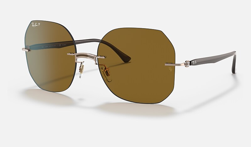 RB8067 TITANIUM Sunglasses in Brown and Brown - RB8067 | Ray-Ban® US