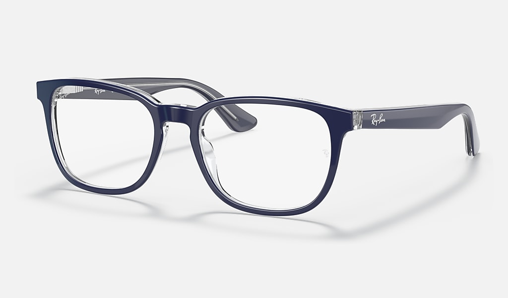 Rb1592 Optics Kids Eyeglasses with Blue On Transparent Frame | Ray-Ban®